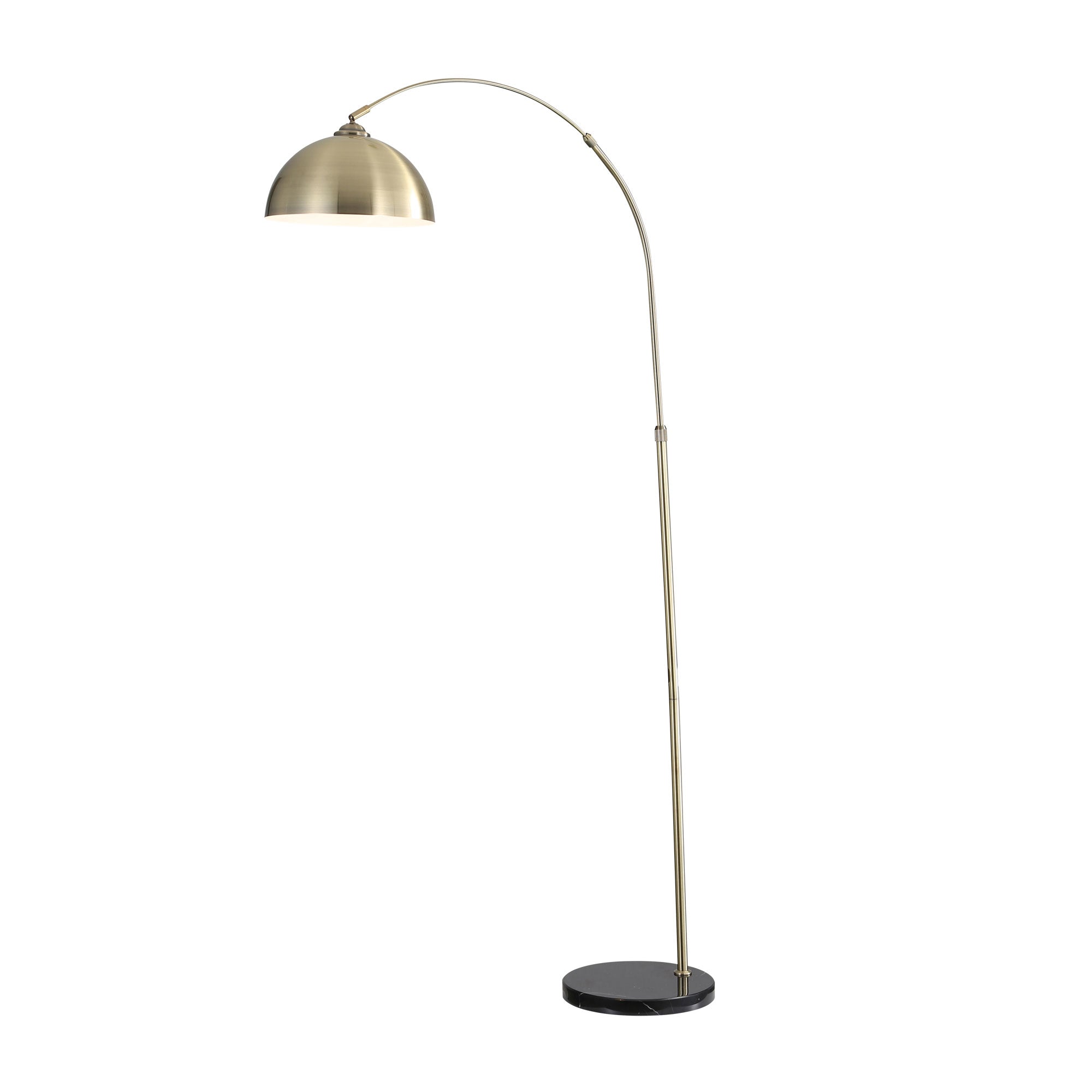 Marmo Table Lamp Marble Base With Antique Brass Shade - SL91203AB
