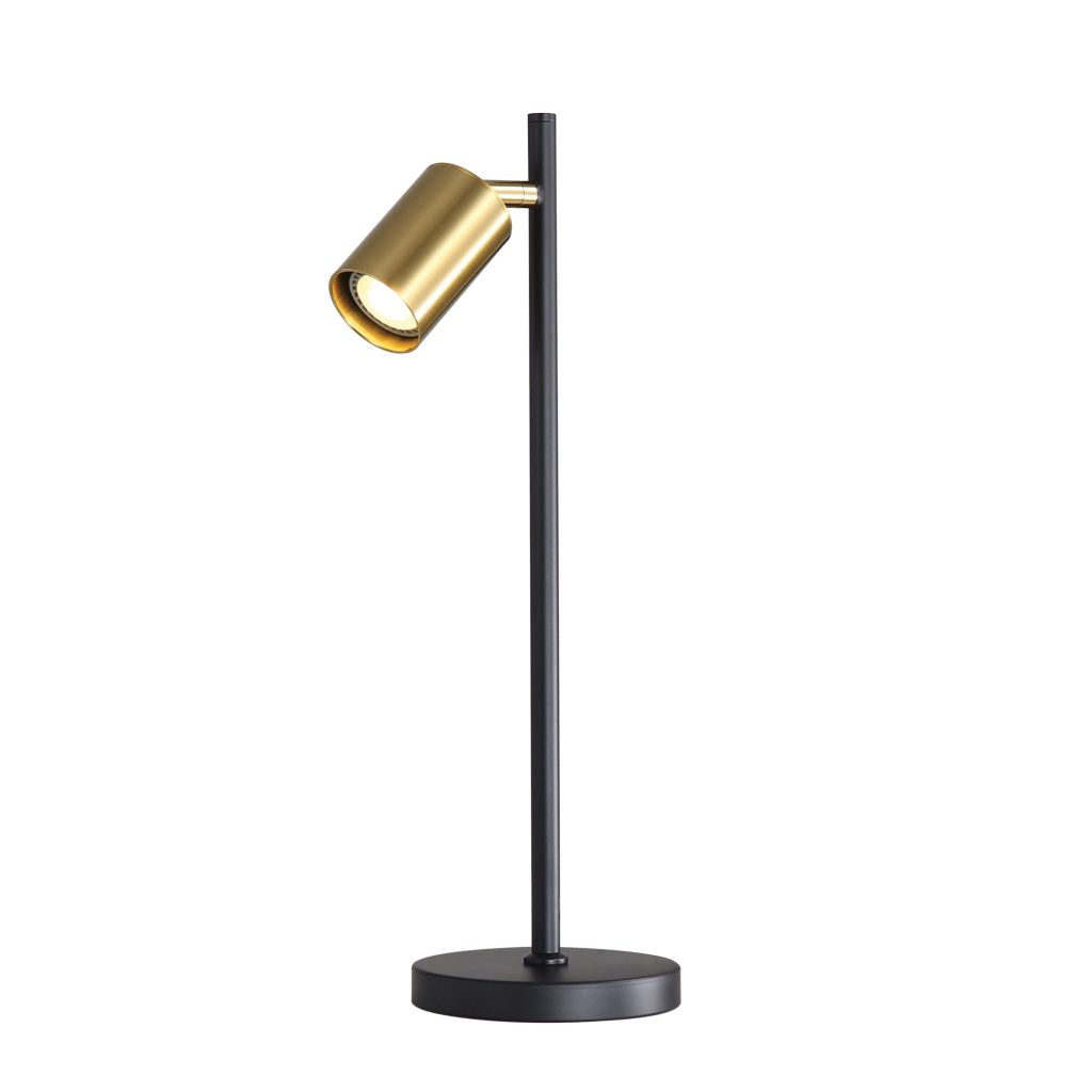 Ponte LED Desk Lamp 5W 4000K Satin Brass & Black - SL98741SB