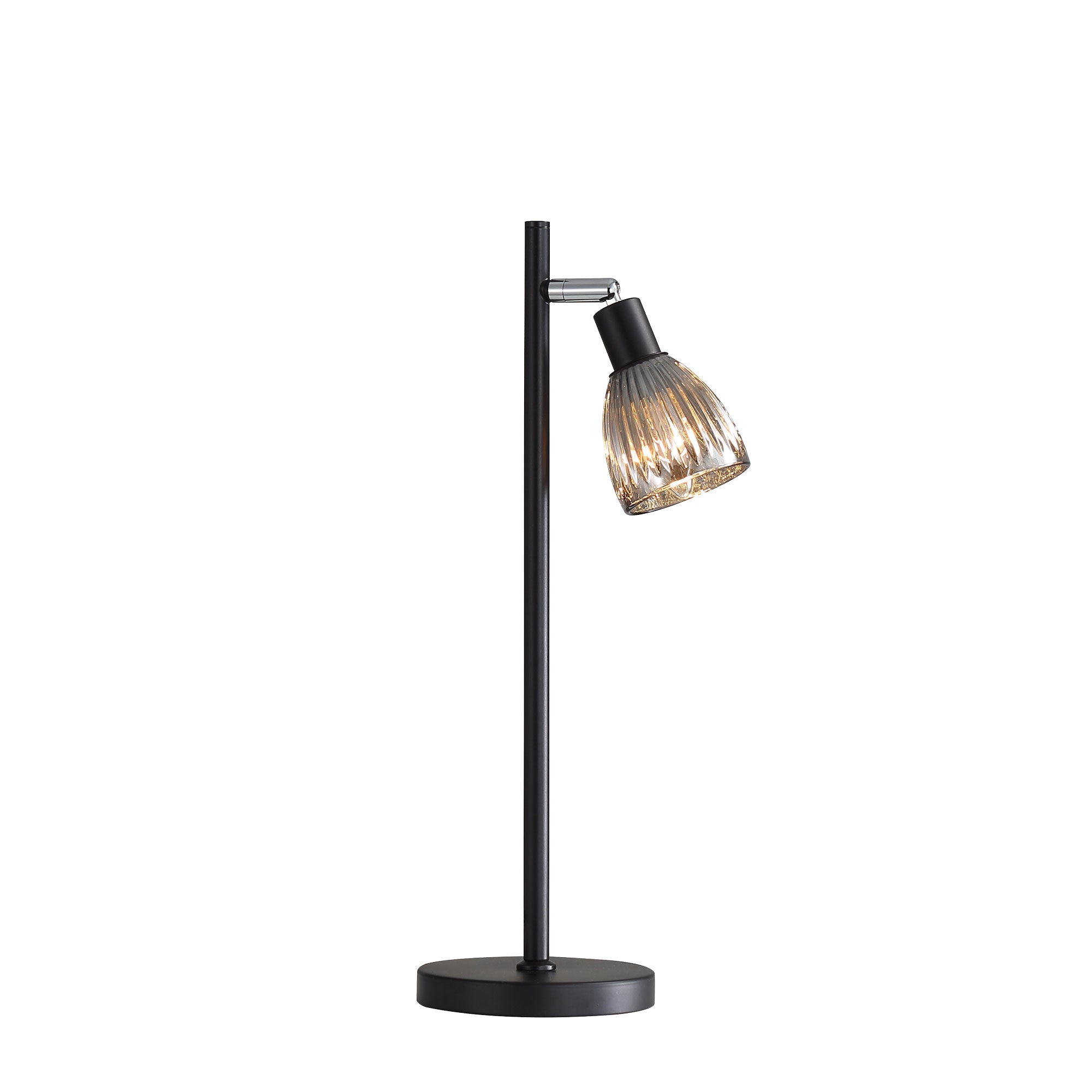 Alma Table Lamp Black & Smoke - SL98761BK