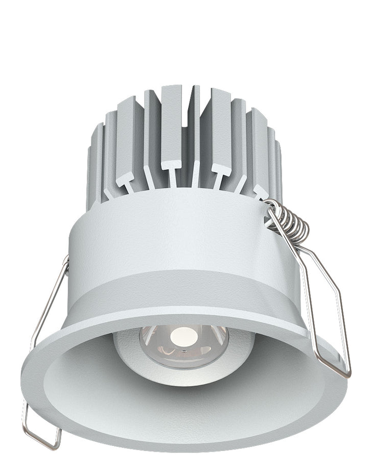 Sola Round Gimble Multi Mini LED Downlight 3W 3000K White - SI SOLA/KIT/3W/RND/REC/GIMBLE/WHITE