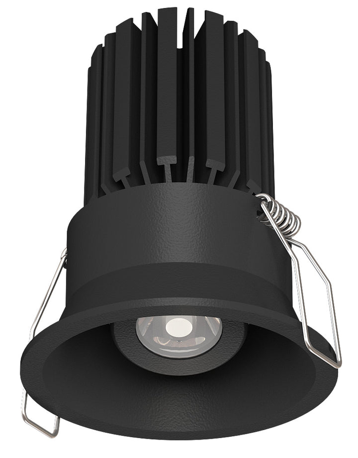 Sola Round Gimble Multi Mini LED Downlight 7W 3000K Black - SI SOLA/KIT/7W/RND/REC/GIMBLE/BLACK