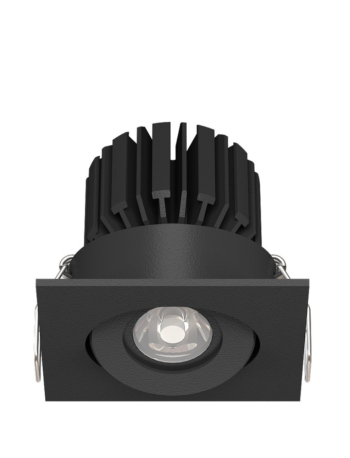 Sola Square Gimble Multi Mini LED Downlight 3W 3000K Black - SI SOLA/KIT/3W/SQ/GIMBLE/BLACK