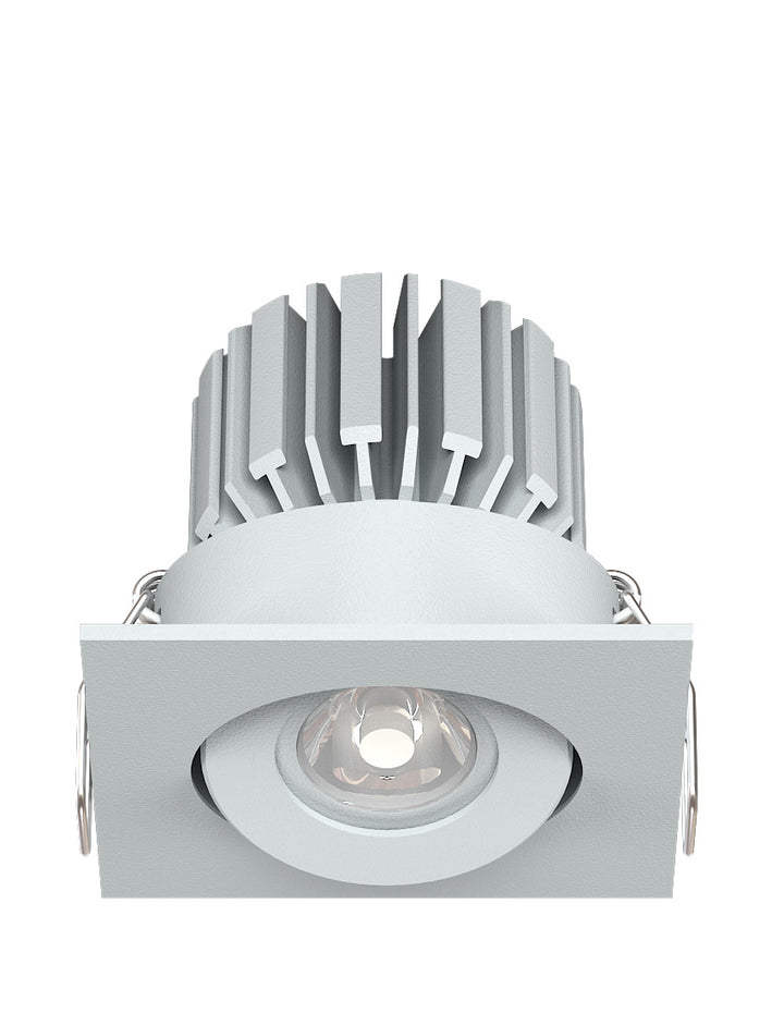 Sola Square Gimble Multi Mini LED Downlight 3W 3000K White - SI SOLA/KIT/3W/SQ/GIMBLE/WHITE