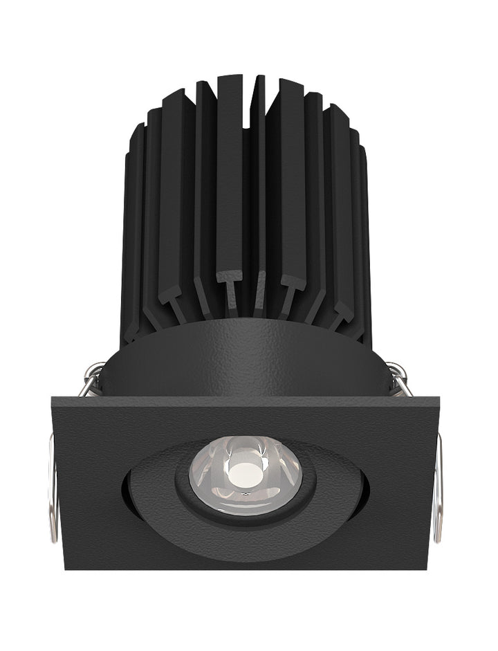 Sola Square Gimble Multi Mini LED Downlight 7W 3000K Black - SI SOLA/KIT/7W/SQ/GIMBLE/BLACK