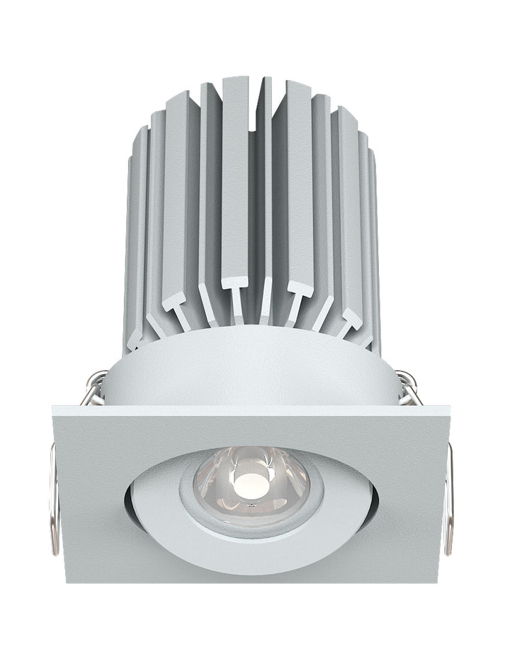 Sola Square Gimble Multi Mini LED Downlight 7W 3000K White - SI SOLA/KIT/7W/SQ/GIMBLE/WHITE