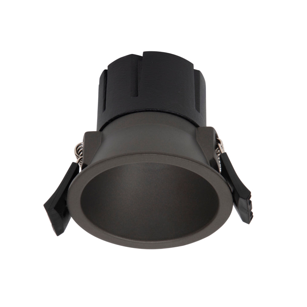 Sova 70mm Recessed LED Downlight 6W 3000K Dark Grey & Black - SOVA DL70-DGY93