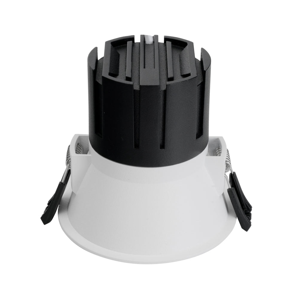 Sova 93mm Recessed LED Downlight 6W 3000K White & Black - SOVA DL93-WH93