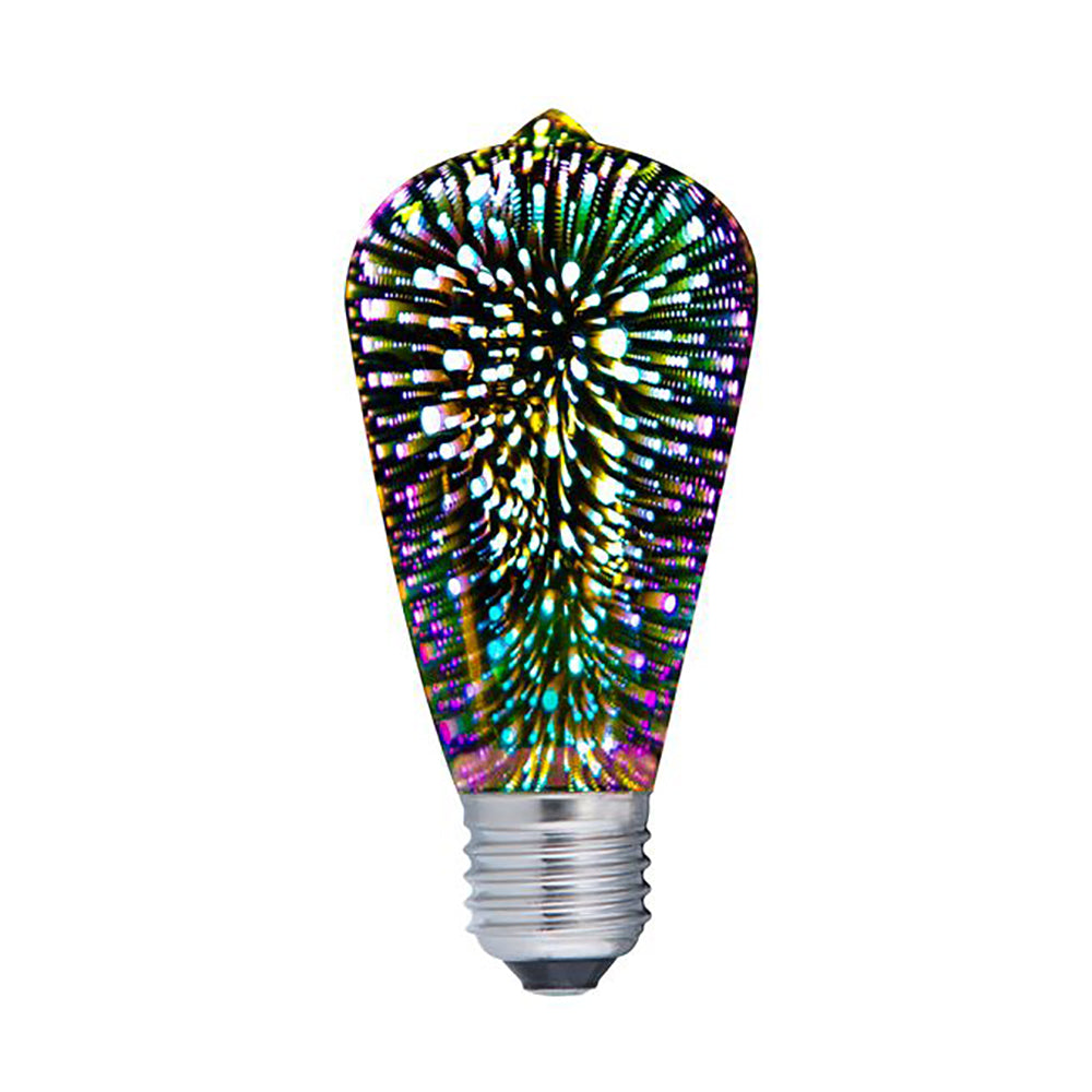 Buy LED Globes Australia SPECTRA LED Firework Effect Decorative Globe ES ST57 4W - SPECTRA02