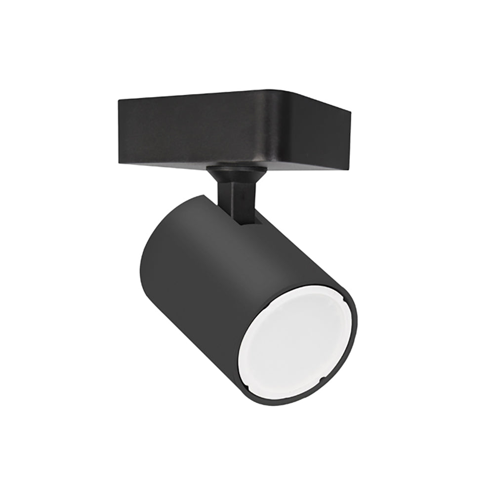 Buy Spotlights Australia SPOT Interior GU10 Surface Mounted Spot Light 1 Light Square Base Matte Black - SPOT-S1B