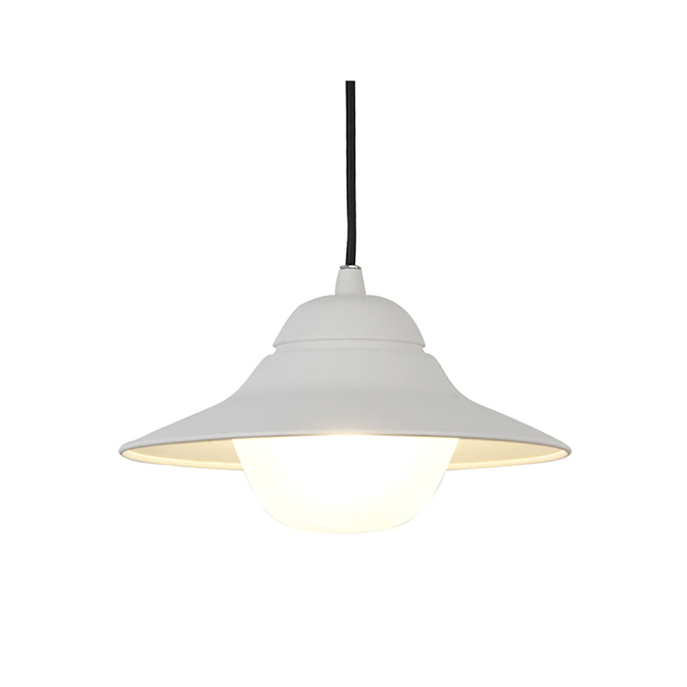 SPY Exterior 1 Light Pendant White IP44 - SPY-C1