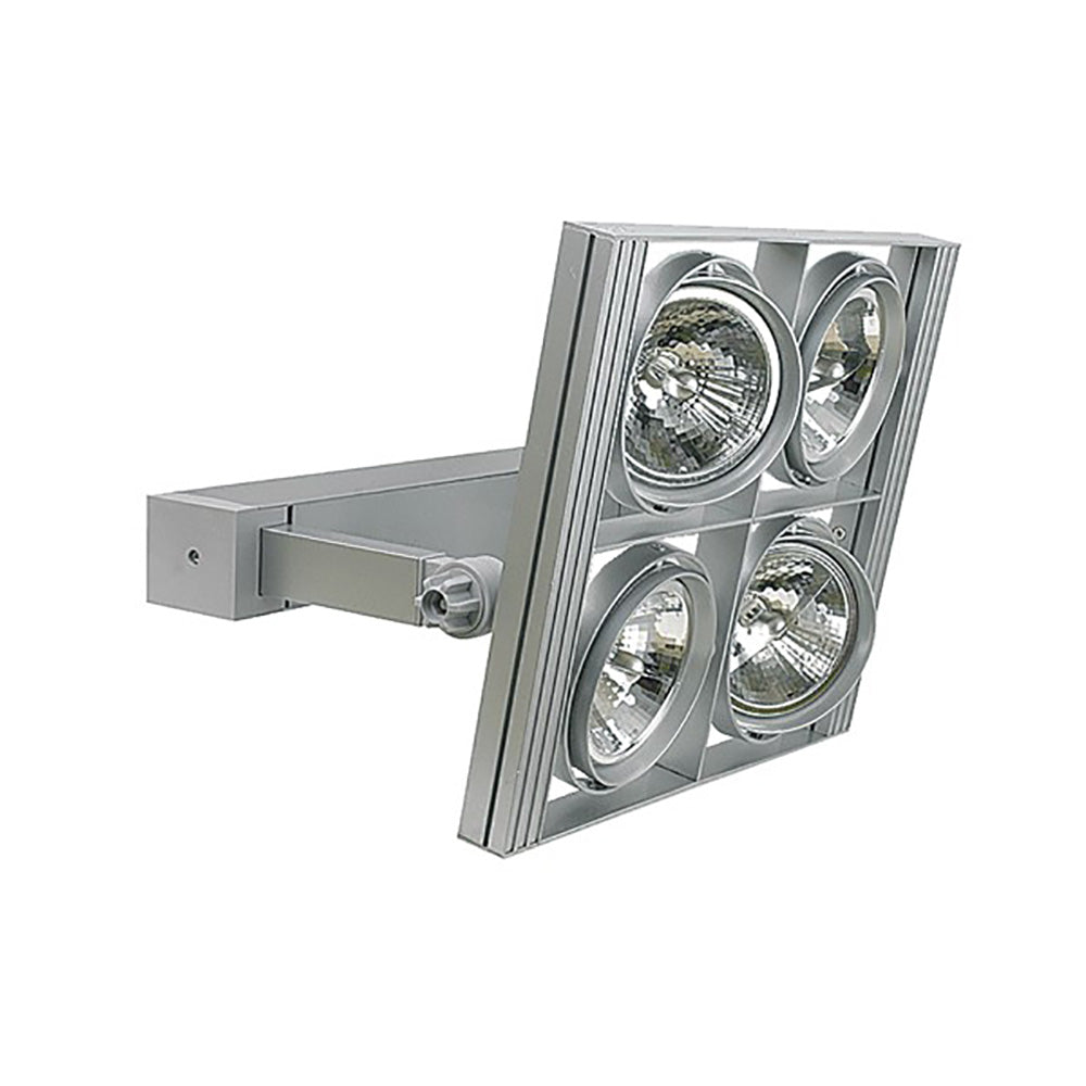 Spot 4 lights 12V Silver / Grey - SR4-SI