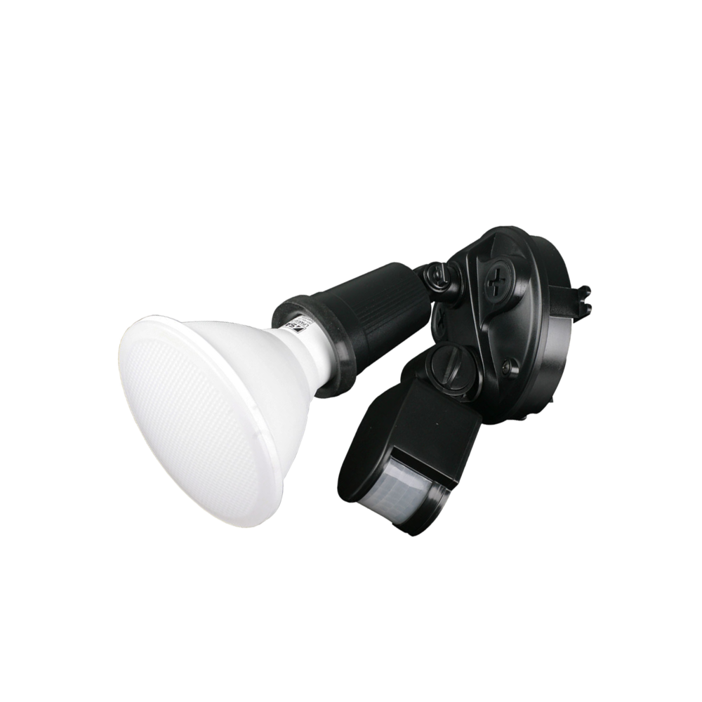 Buy Floodlights Australia Floodlight With Sensor W112mm Black 3CCT - SPSK1000TC/BK