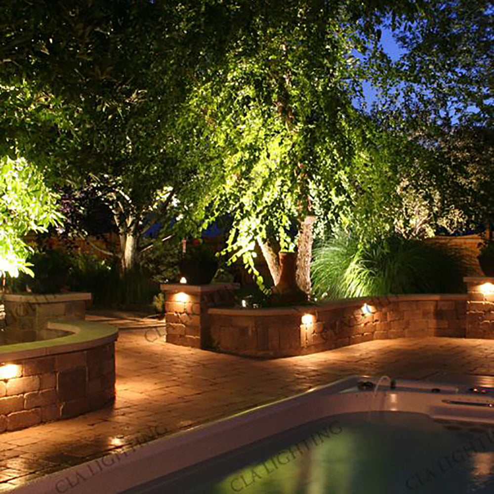 Buy Outdoor Step Lights Australia STE Exterior Large Curved Step Light 12V G4 Bronze IP65 - STE12