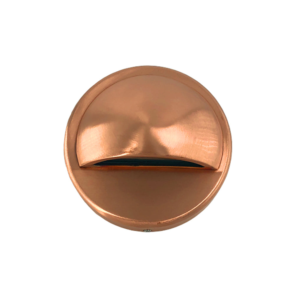 Buy Outdoor Step Lights Australia STE Exterior LED Surface Mounted Eyelid Step Light 12V DC 3W 3000K Copper IP54 - STE14