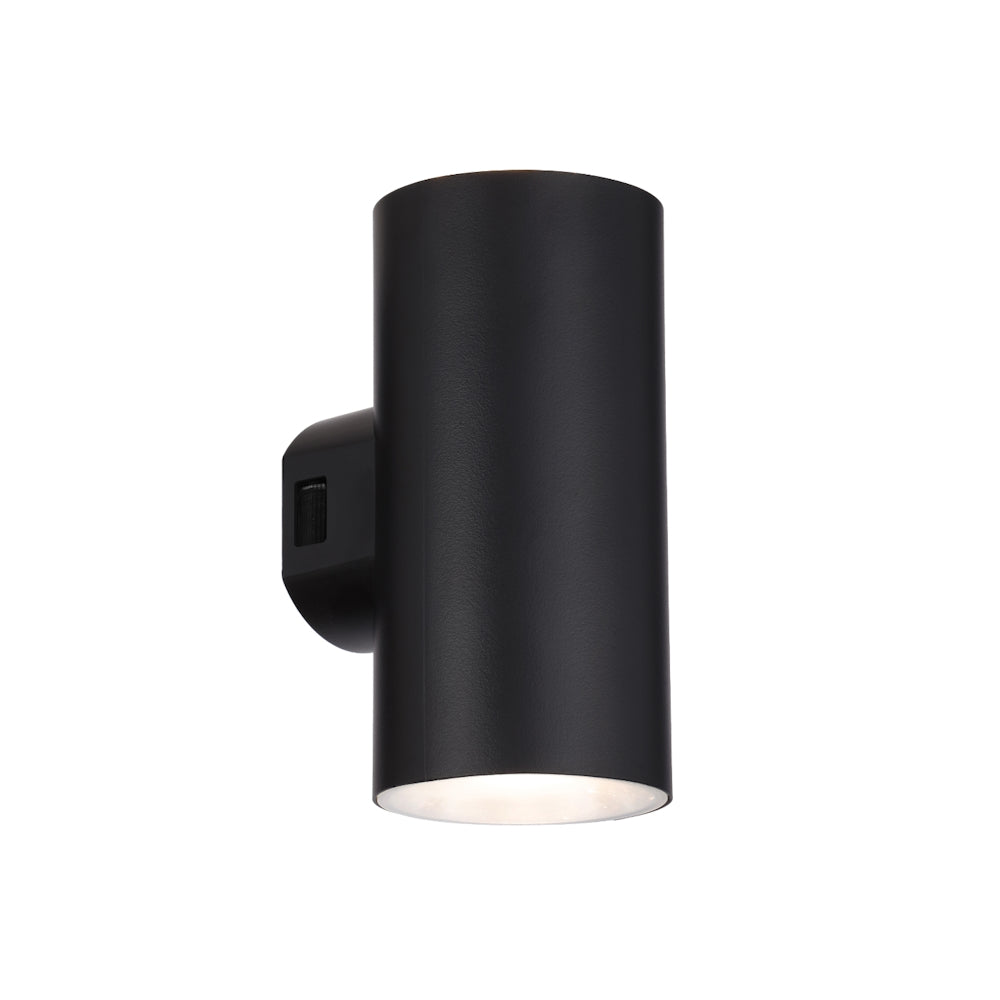 Stina LED Up & Down Wall Light 18W TRI Colour Black - STINA EXWB2-BK