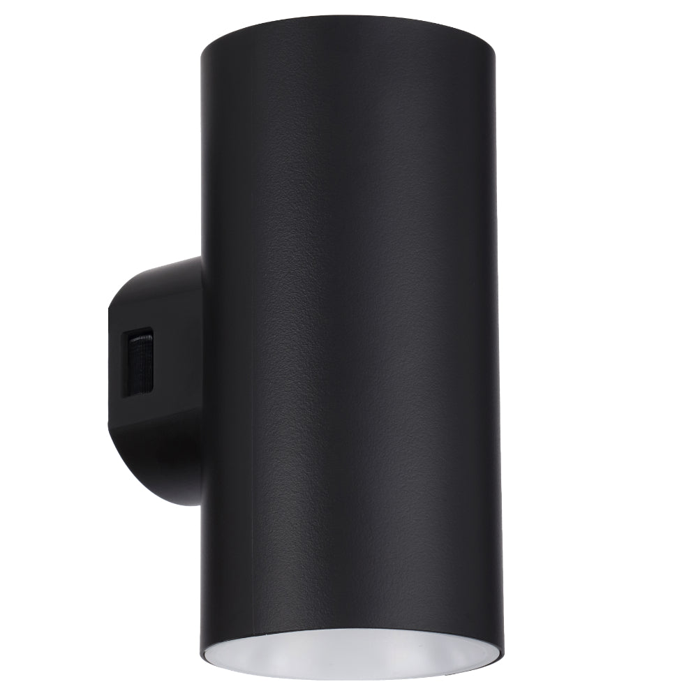 Stina LED Up & Down Wall Light 18W TRI Colour Black - STINA EXWB2-BK