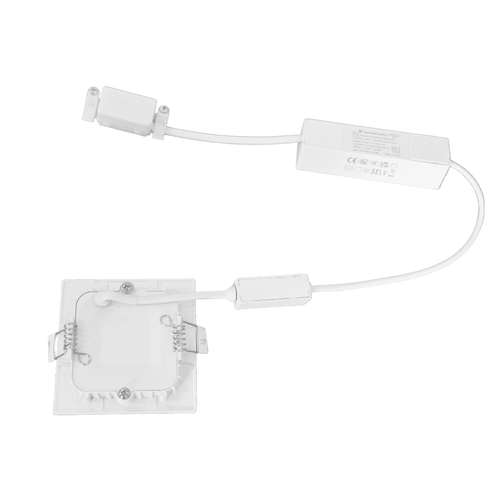 Stow Square Step Light 3W Tri Colour White - STOW SQ-WH.3C