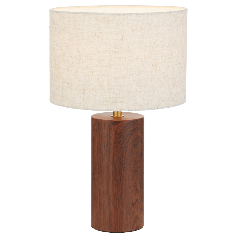 Stylin Table Lamp Walnut & Antique Gold - STYLIN TL-WDAG
