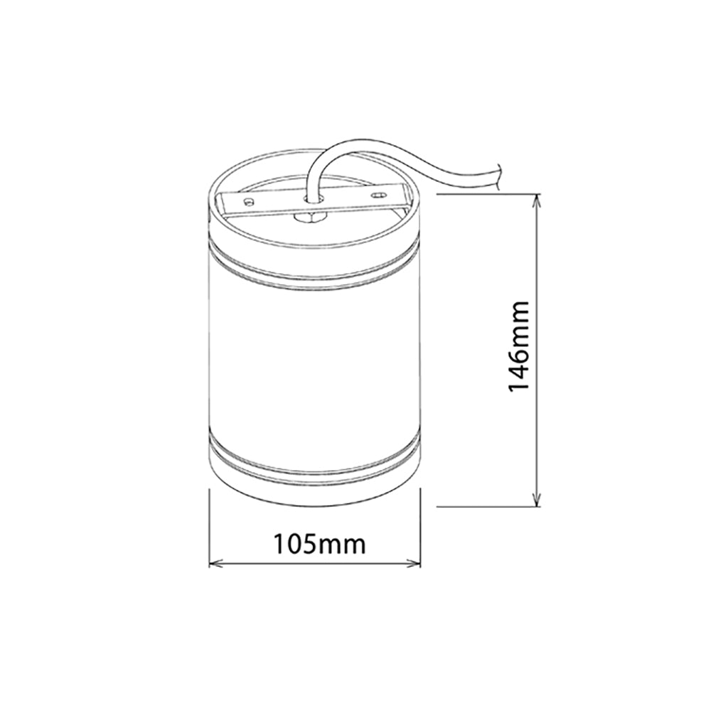 Buy Surface Mounted Downlights Australia SURFACE LED Dimmable Surface Mounted Downlight Round White 13W 5000K IP65 - SURFACE14