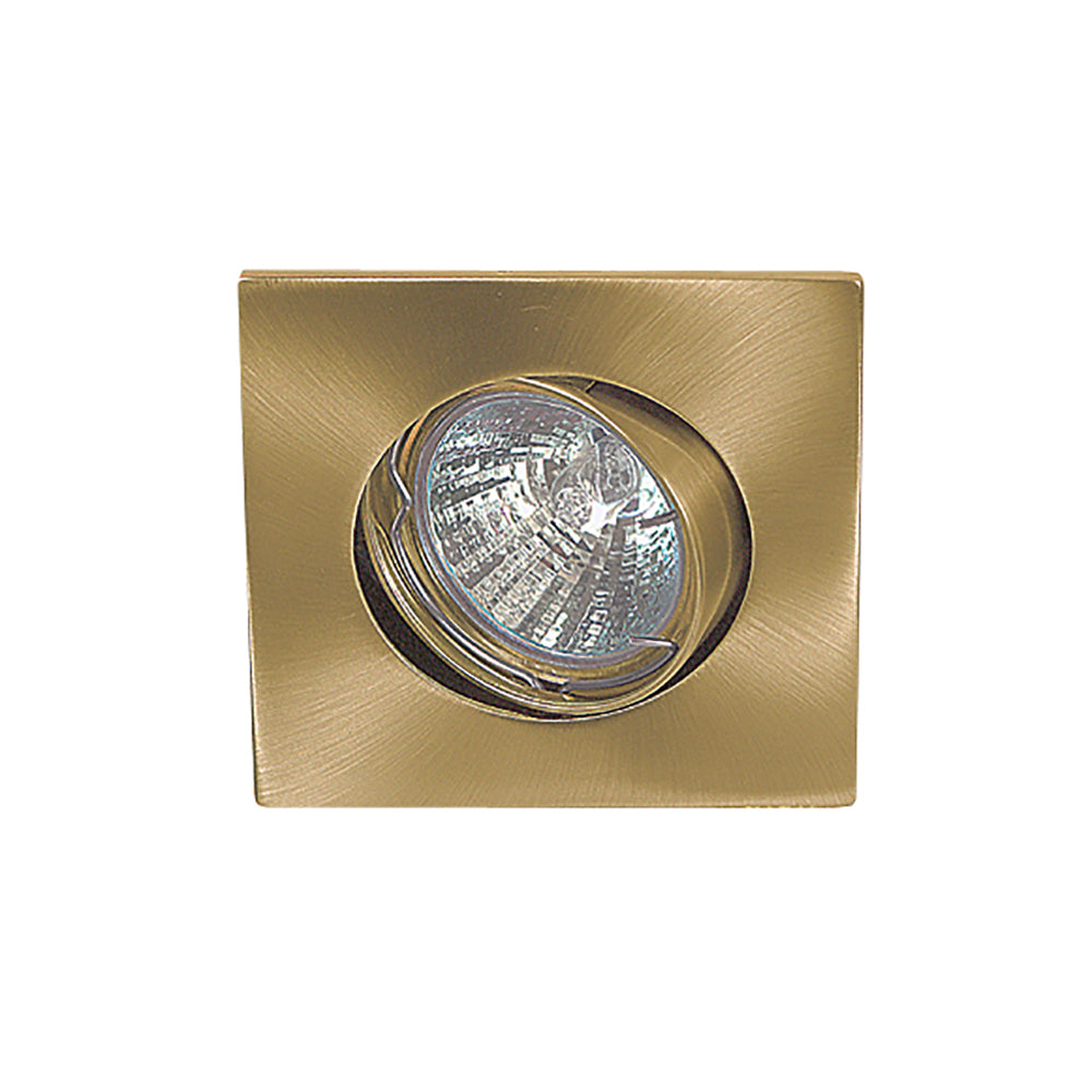 Buy Recessed Downlights Australia Square Recessed Downlight Gold 3000K - SVE-STLT-GD