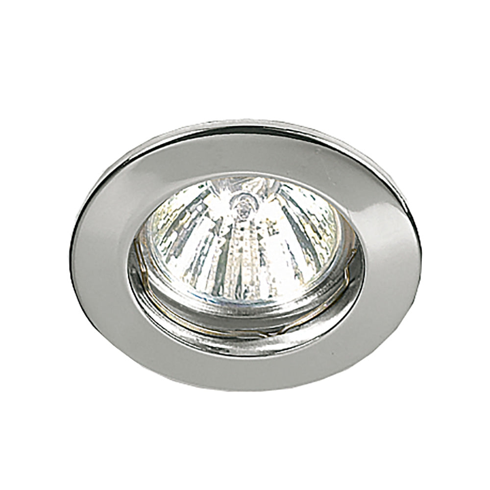 Buy Recessed Downlights Australia Recessed Downlight 12V Satin Chrome 3000K - SVU-F11-SC