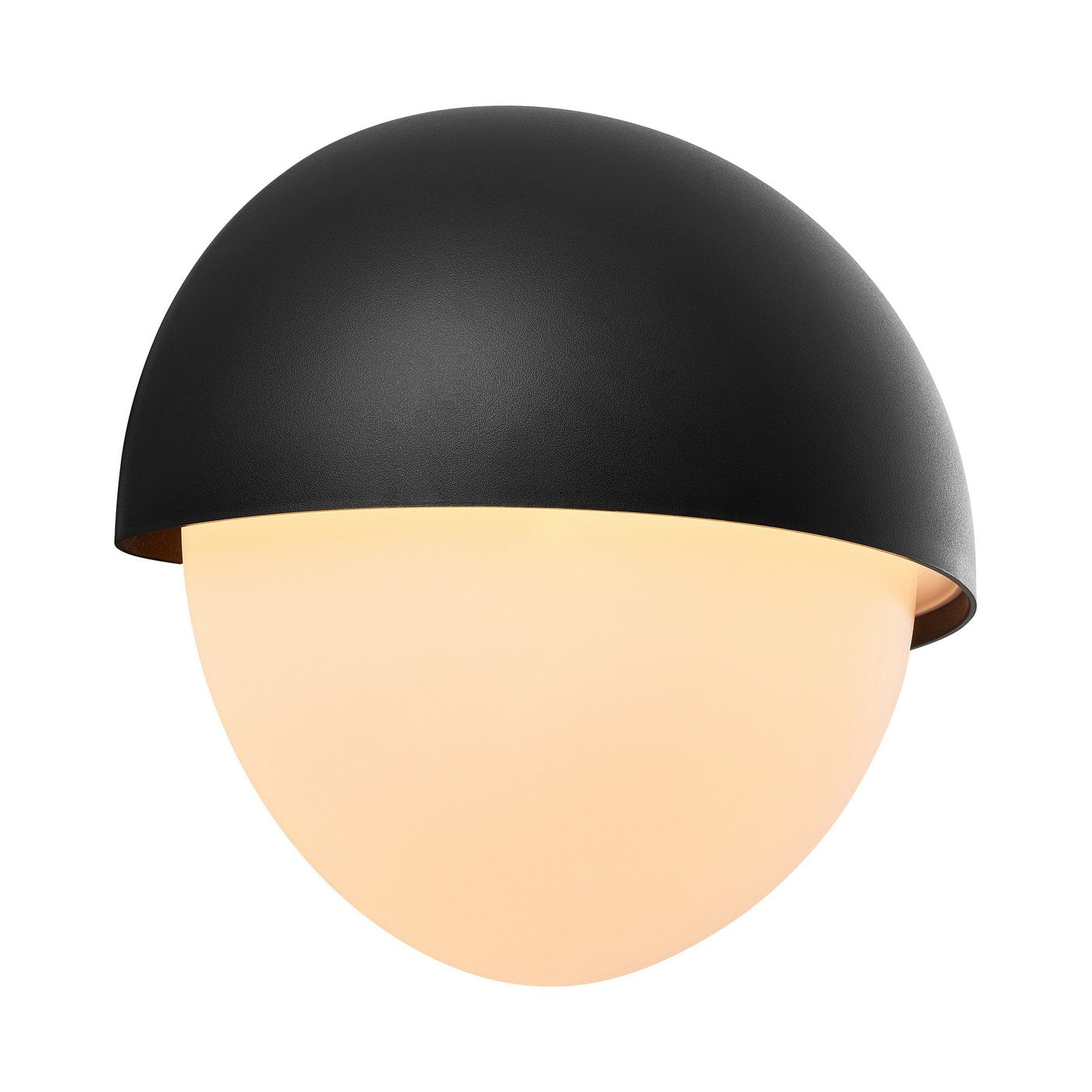 Scorpius Round Plastic Exterior Wall Light Black - 2518401003