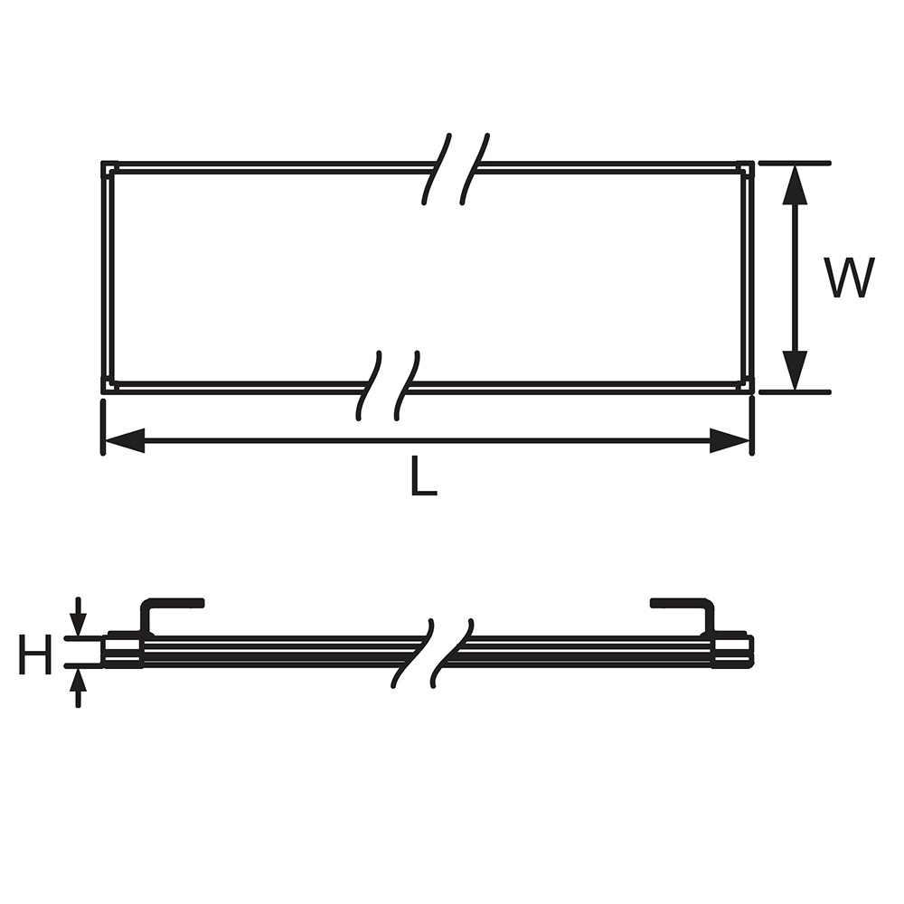 Buy LED Panel Lights Australia Destiny Plus LED Panel Light W295mm 18W White Aluminium 4000K - 223634