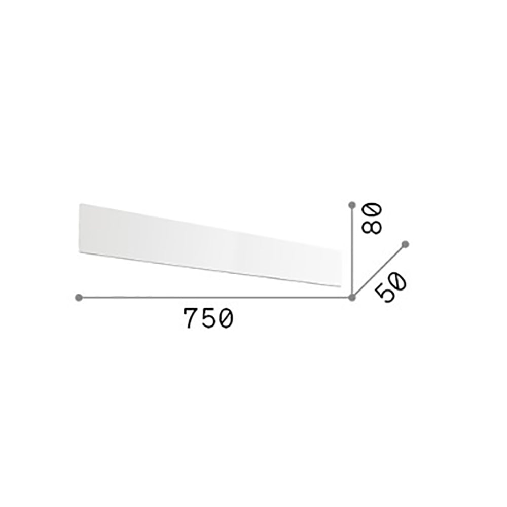 Buy Wall Sconce Australia Zig Zag Ap Wall Sconce W750mm White Aluminium 4000K - 277257
