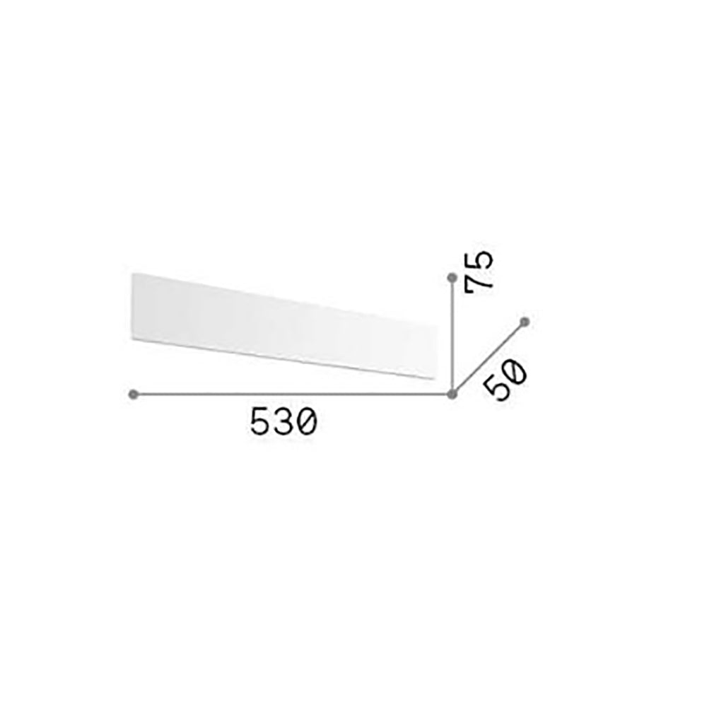 Buy Wall Sconce Australia Zig Zag Ap Wall Sconce W530mm White Aluminium 4000K - 277240
