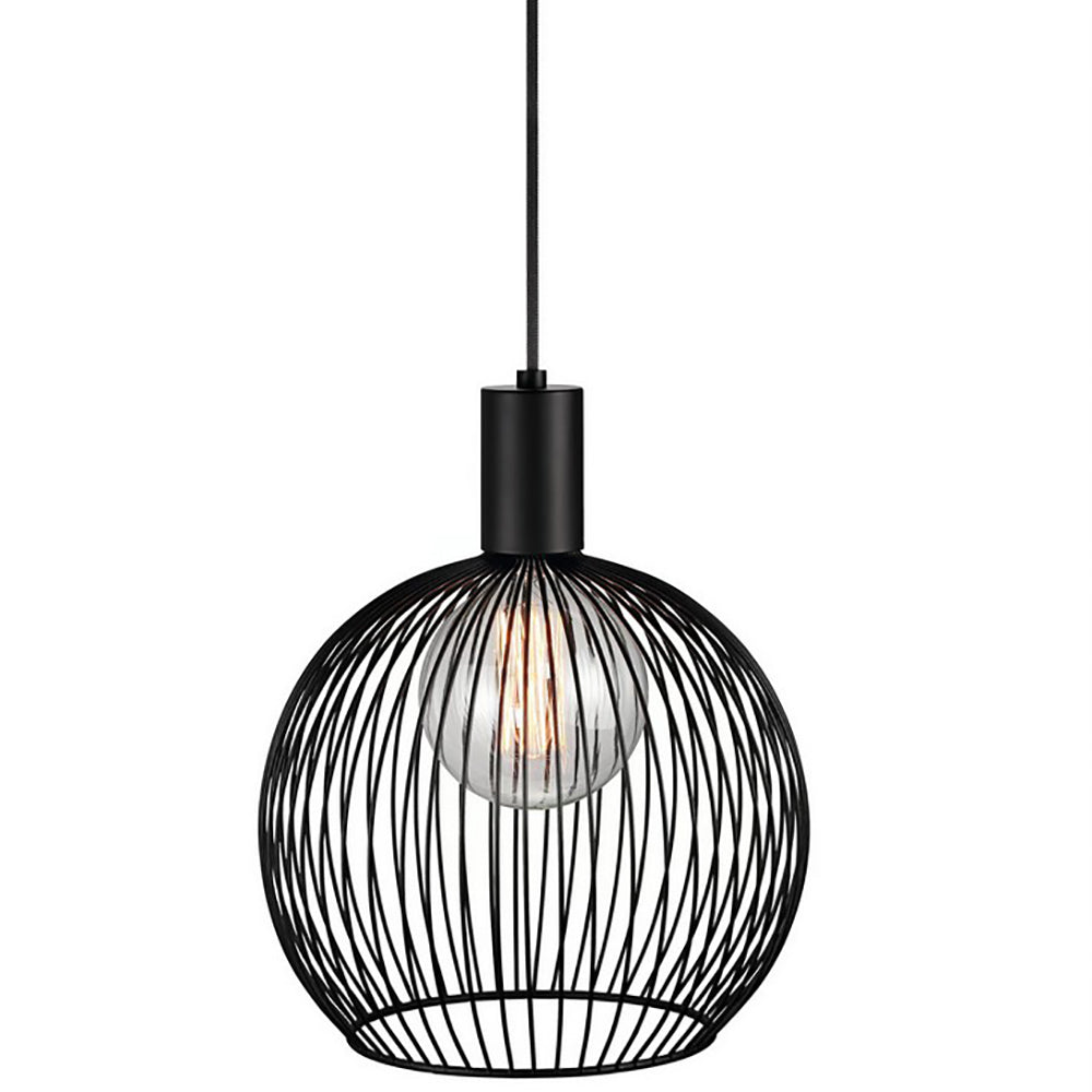 Buy Pendant Lights Australia Aver Pendant Light W300mm Black Metal - 84243003