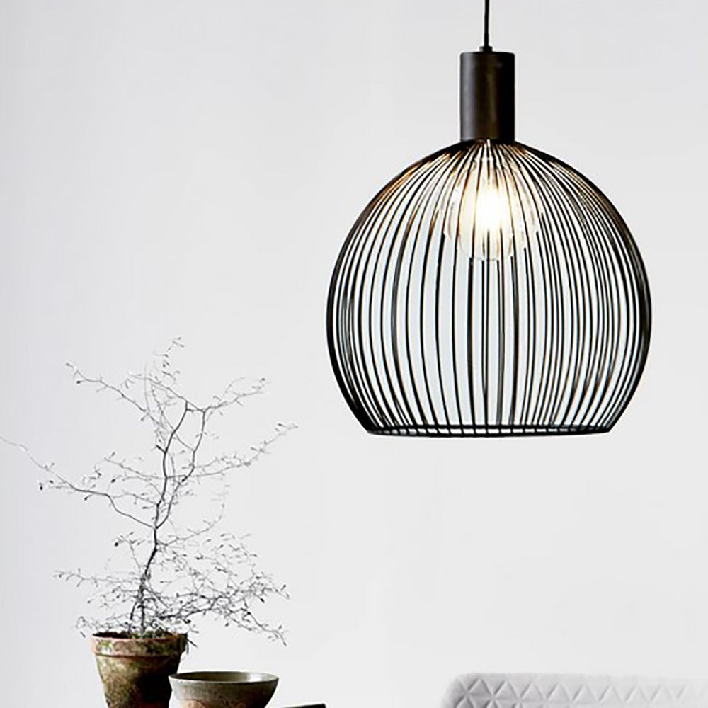 Buy Pendant Lights Australia Aver Pendant Light W400mm Black Metal - 84253003