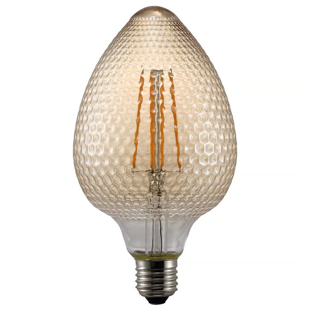 Buy LED Filament Globes Australia Avra LED Filament Globe ES 240V 2W Smoked Glass 2200K - 1430070