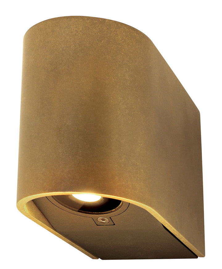 Slide LED Fixed Up & Down Wall Light 5W 3000K Solid Brass - SI A/SLIDE/FIXED/2/SOLID BRASS