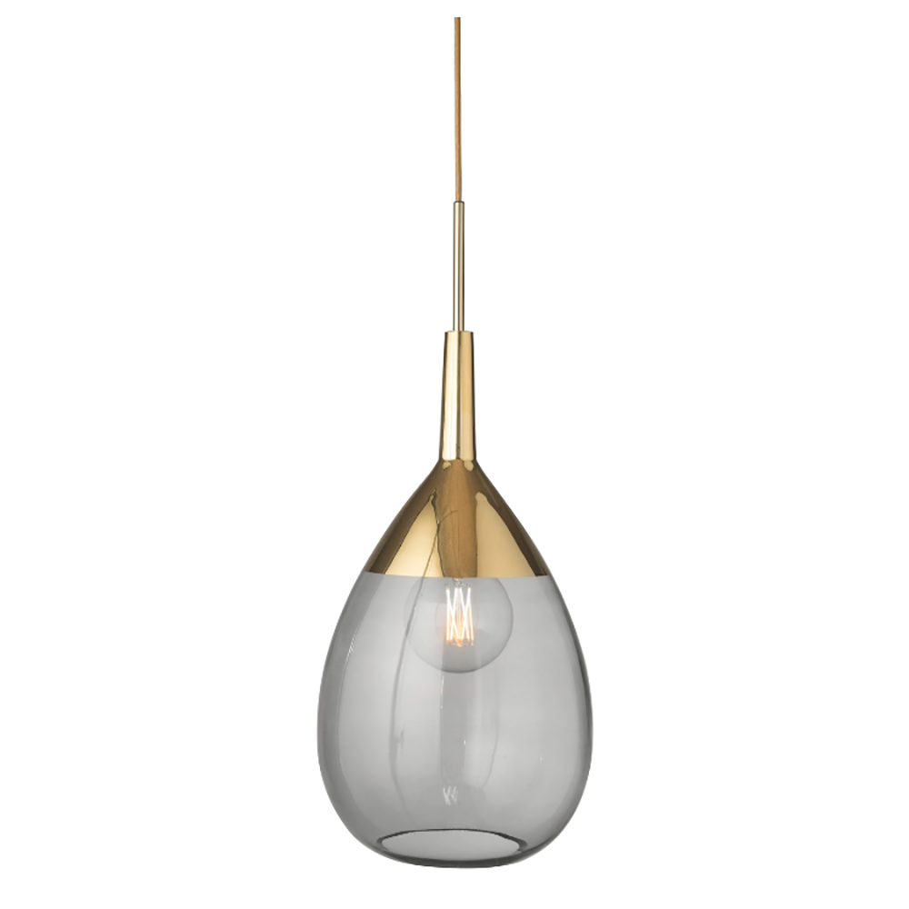 Buy Pendant Lights Australia Lute Pendant Light W310mm Glass - LA1013