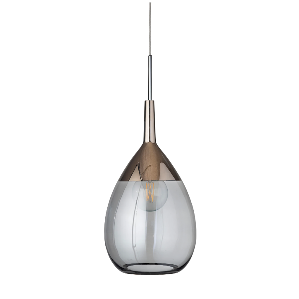 Buy Pendant Lights Australia Lute Pendant Light W310mm Glass - LA1013