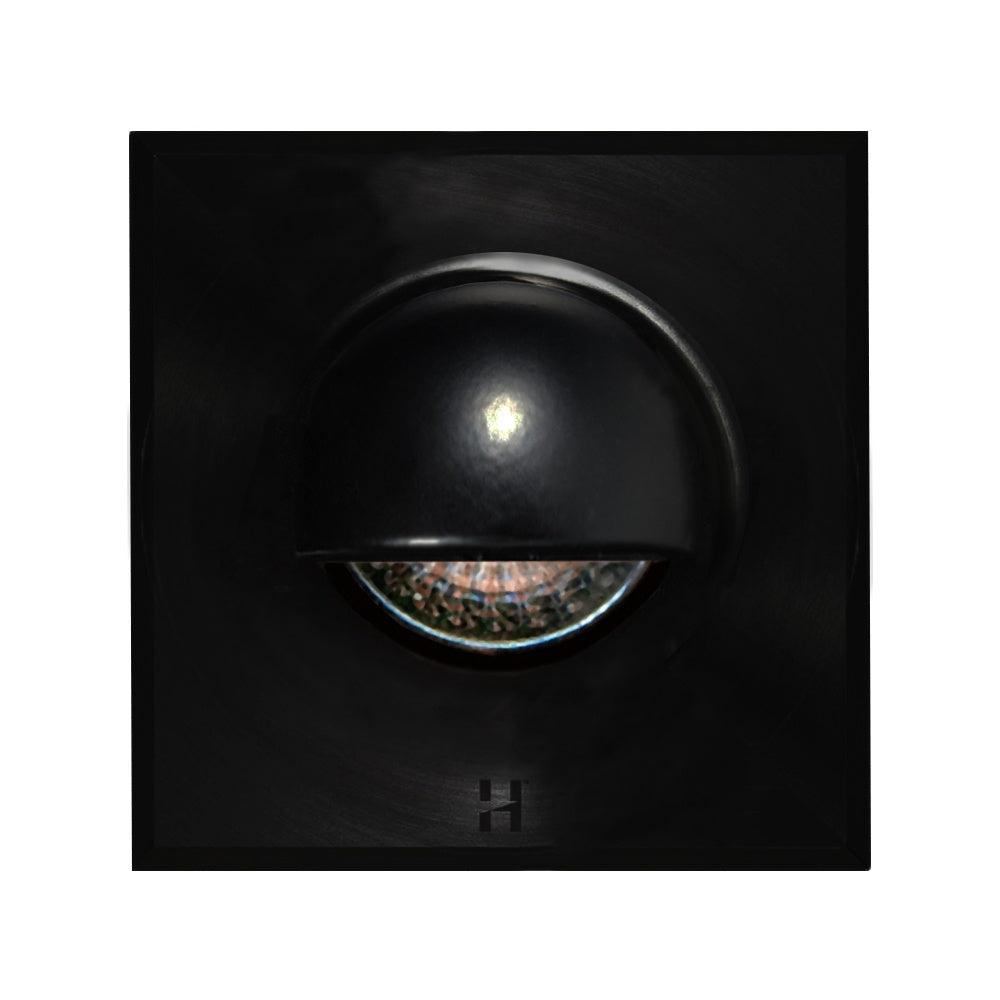 Step Solid Eyelid Square Light Aluminium Black - SLSSQ/BK