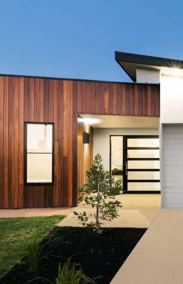 Sorrento LED Exterior Wall Light 10W TRI Color Matt Black - MLXS34510M