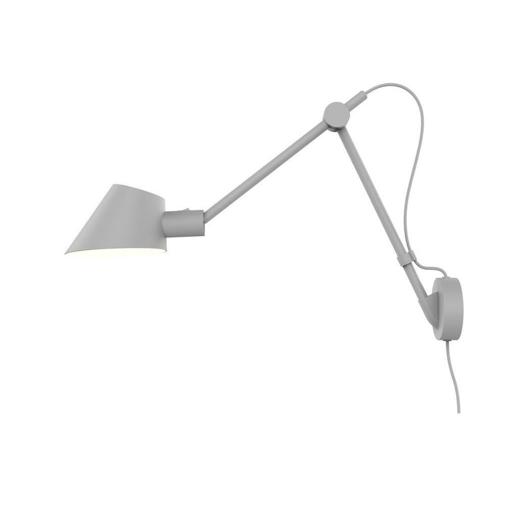 Buy Swing Arm Wall Lights Australia Stay Swing Arm Wall Light Grey Aluminium - 2020455010