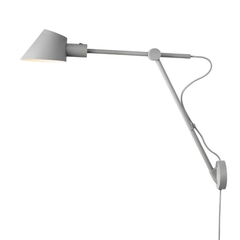Buy Swing Arm Wall Lights Australia Stay Swing Arm Wall Light Grey Aluminium - 2020455010