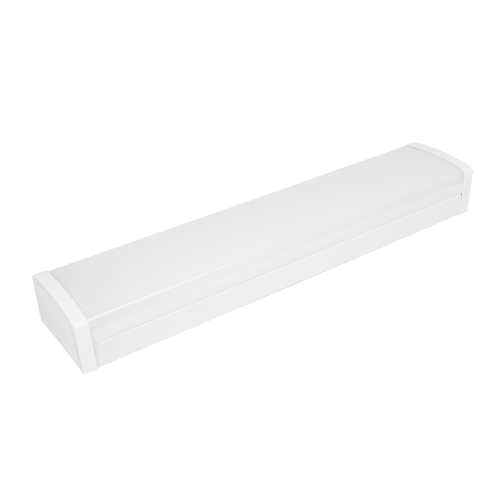 Buy LED Batten Lights Australia Stellar V Wide LED Batten Light L640mm White Metal 5 CCT - 211025