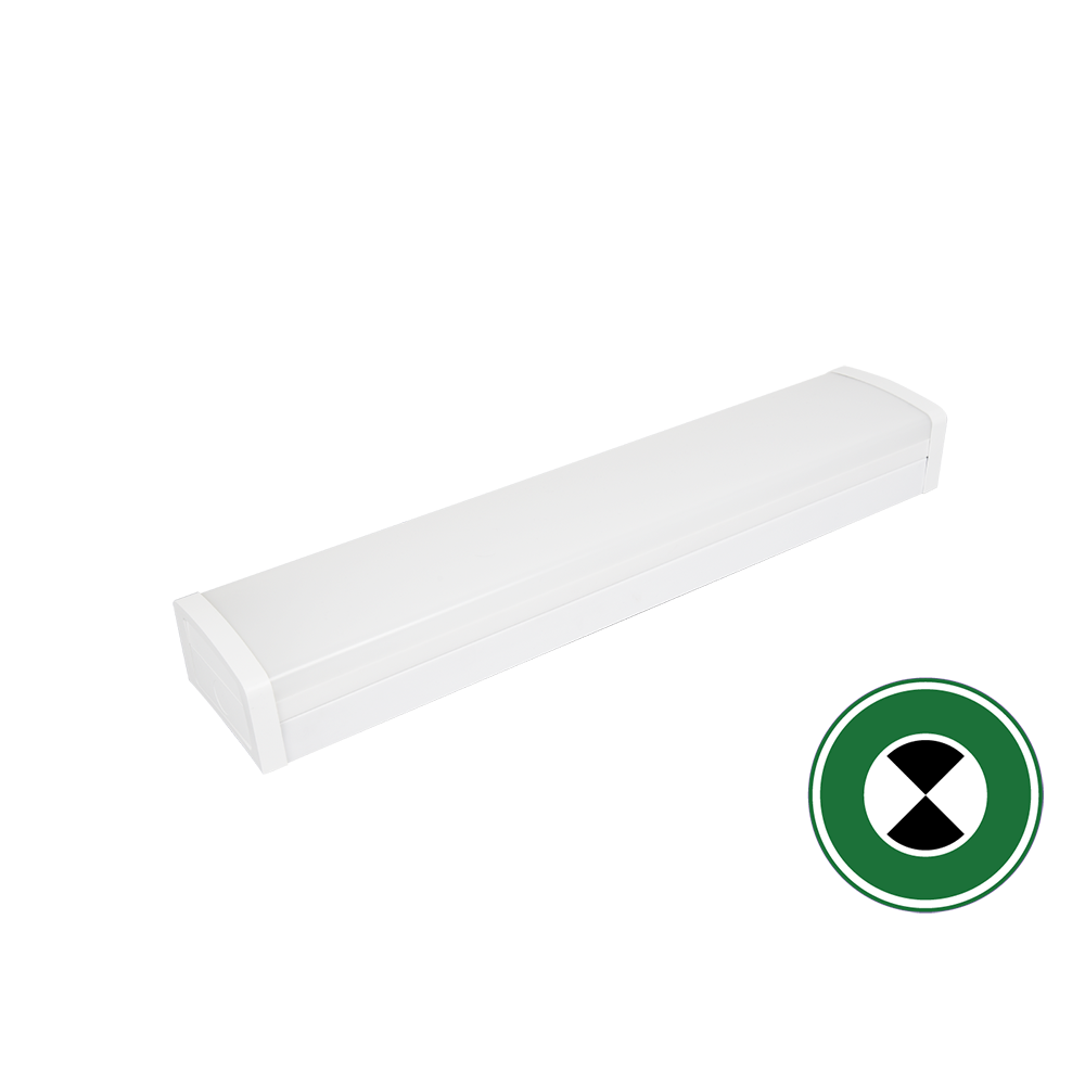 Buy Emergency LED Battens Australia Stellar V Wide Emergency LED Batten 20W White Metal 5CCT - 211025EM