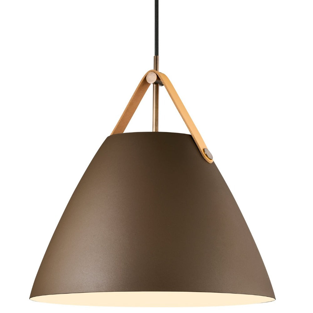 Buy Pendant Lights Australia Strap Pendant Light W360mm Beige Metal - 84343009