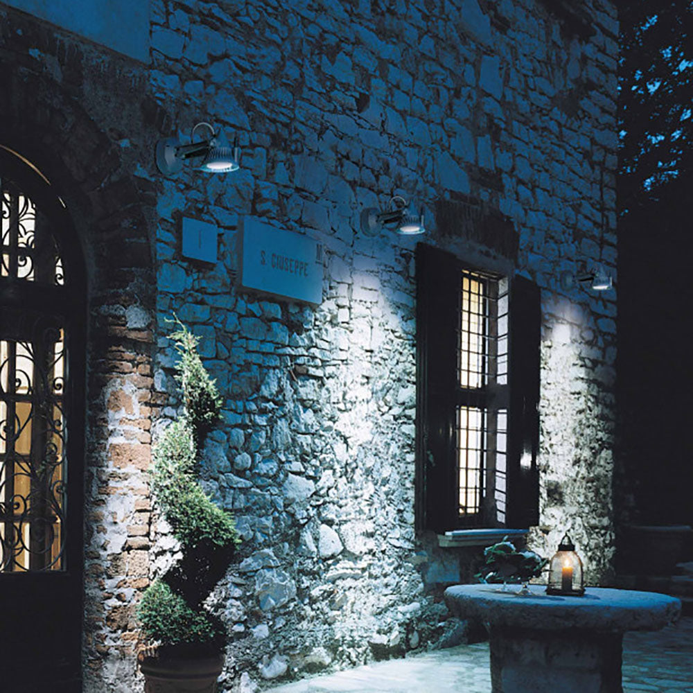 Buy Exterior Wall Lights Australia Large Exterior Wall Light Silver / Grey Metal - GS4613-SI