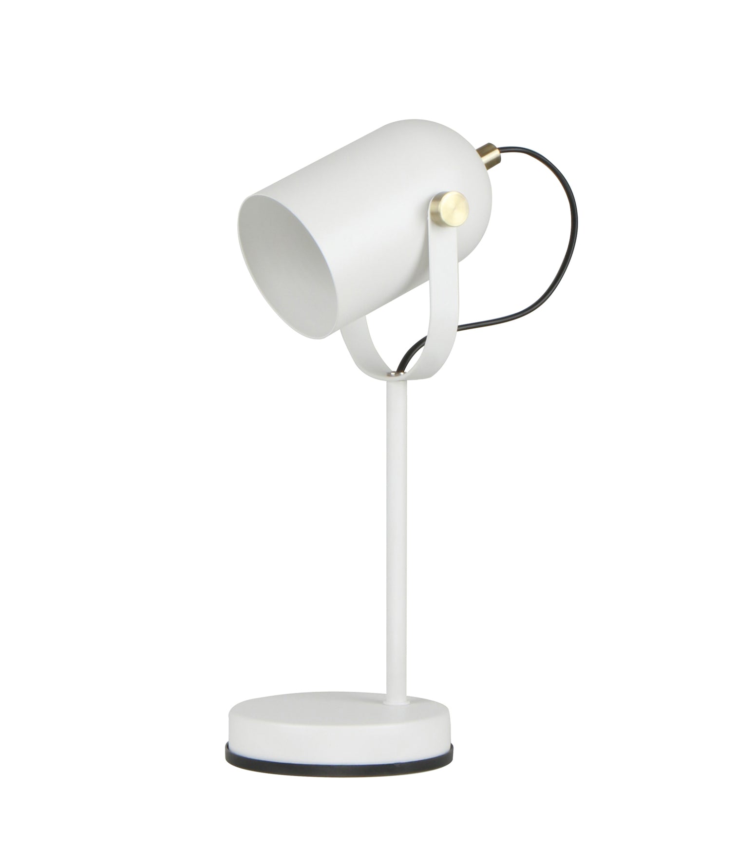 Tazza Table Lamp Matte White Base With Matte White Shade - TAZZA-T2