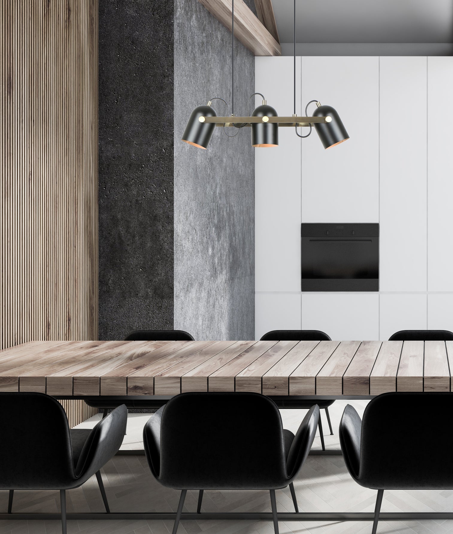 Tazza Pendant Light Matte Black - TAZZA1