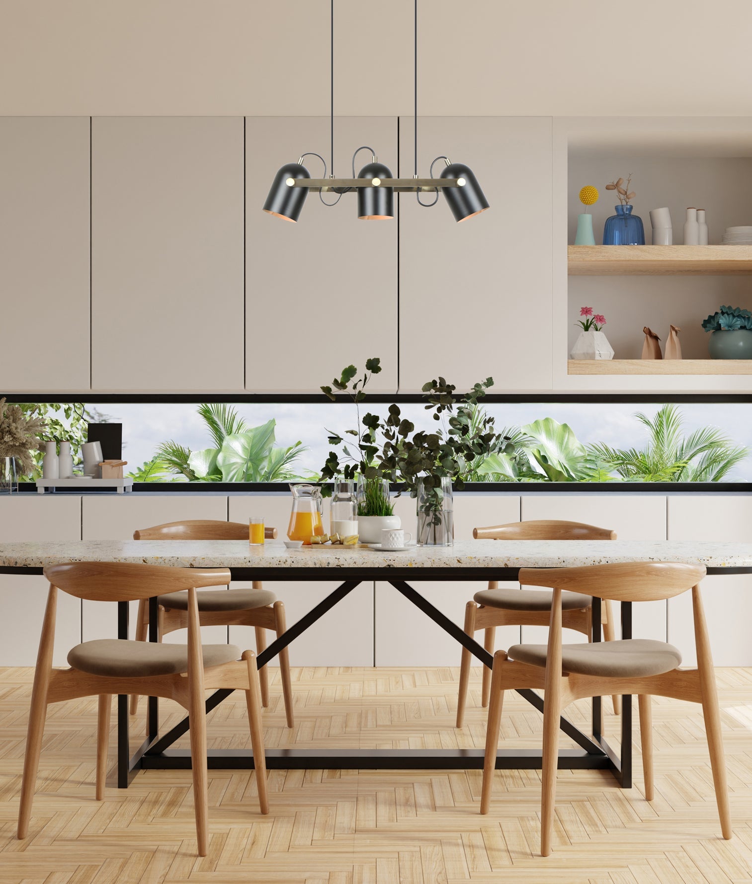 Tazza Pendant Light Matte Black - TAZZA1