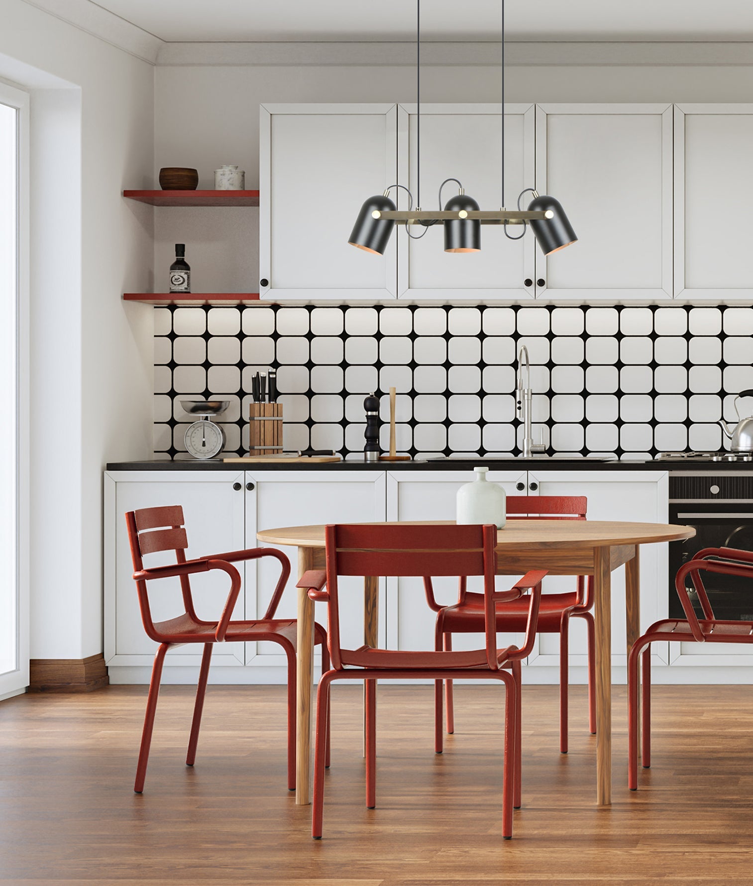 Tazza Pendant Light Matte Black - TAZZA1