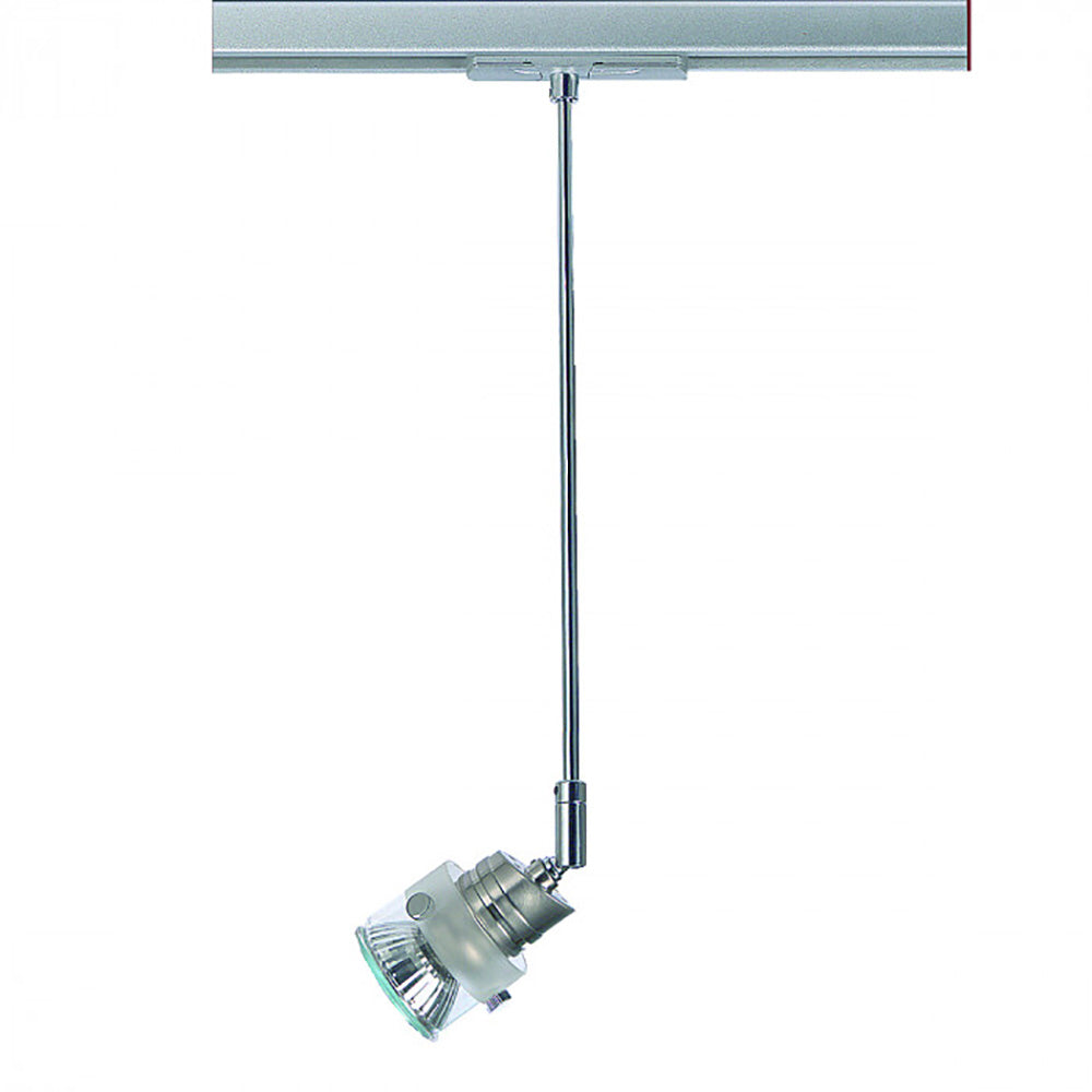 Buy Single Circuit Track Heads Australia Single Circuit Track Head Satin Chrome Glass - TE103-300-SC