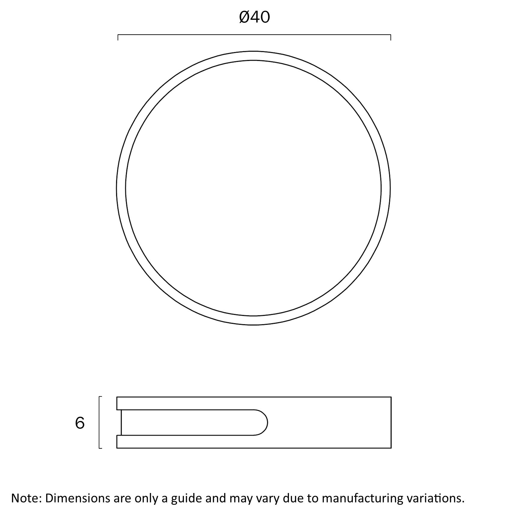 Thalia 400mm LED Oyster 24W TRI Colour Teak - THALIA OY40-WD3C