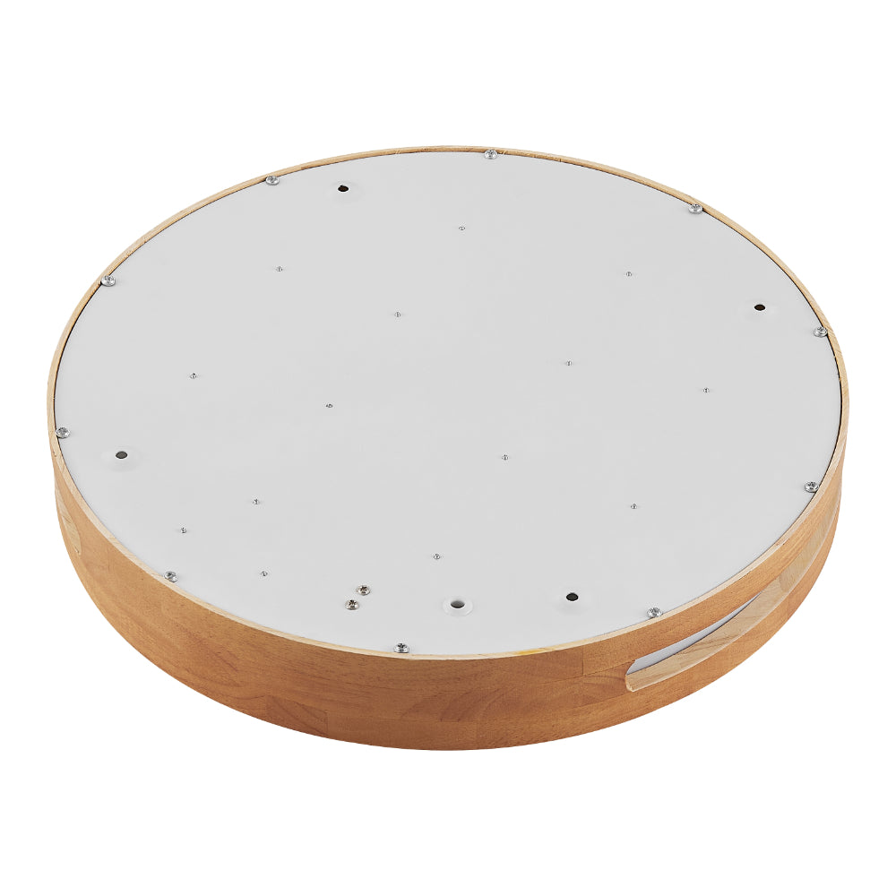 Thalia 500mm LED Oyster 36W TRI Colour Teak - THALIA OY50-WD3C